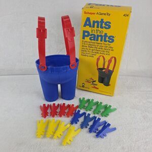 Vintage 1976 Schaper Ants In The Pants Game 100% Complete With Box Set #404
